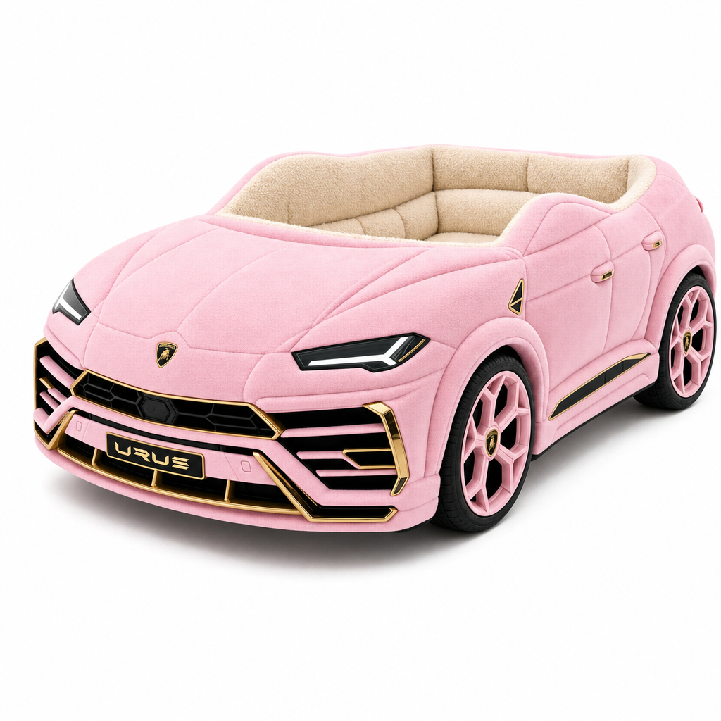Meowtors Pink Urus cat car bed