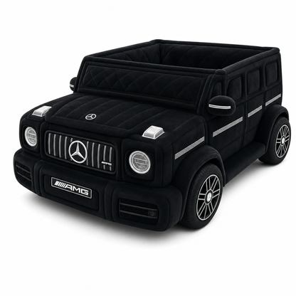 Meowtors Black AMG G63 cat car bed